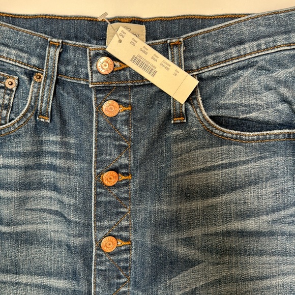 J. Crew Denim Skirt Size 28 - Picture 7 of 9